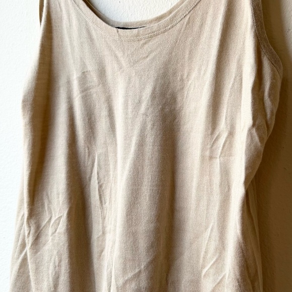 Ralph Lauren Black Label Cashmere Silk Cardigan Tank Set Cream Sz L/XL - Picture 11 of 16